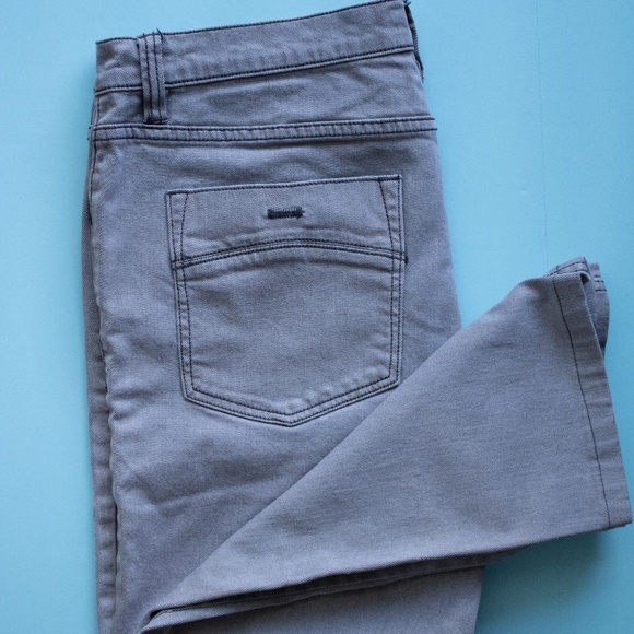 RSQ New York Slim Straight Grey Jeans 36/24 - Picture 3 of 3